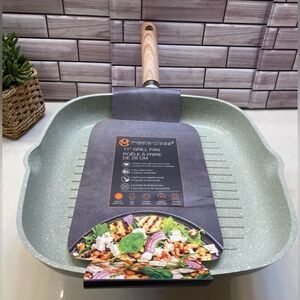 Master class ❤️ Grill Pan 11” speckled Green/White NWT